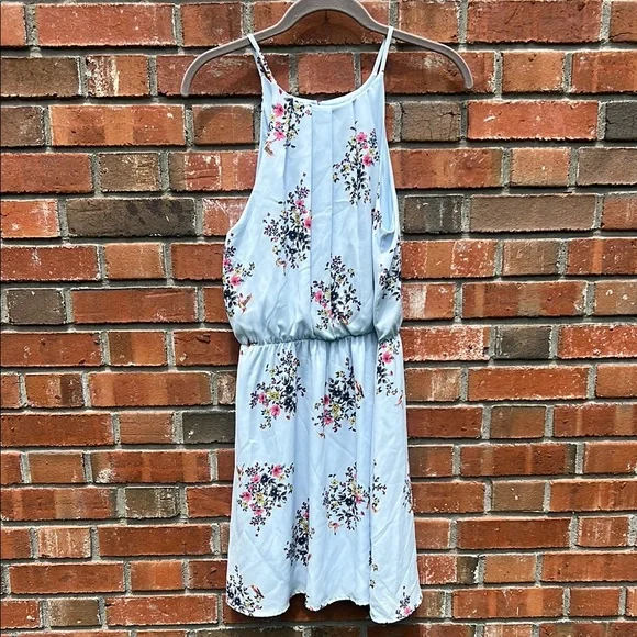 Blue Rain Dresses | Blue Rain Light Blue Floral Mini Dress Size Small | Color: Blue/Pink | Size: S | Margaretdericks's Closet Blue Rain Dresses | Blue Rain Light Blue Floral Mini Dress Size Small | Color: Blue/Pink | Size: S | Margaretdericks's Closet